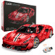 Спортивна машина для дітей 14+ Модель на дистанційному керуванні 1:8 + LED ліхтарі Конструкційні блоки CaDA Master 3187 ел.