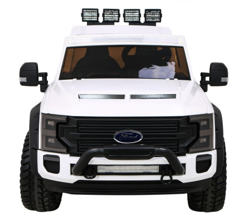 Дитяча акумуляторна машинка Ford Super Duty Біла Дитяча акумуляторна машинка Ford Super Duty Біла