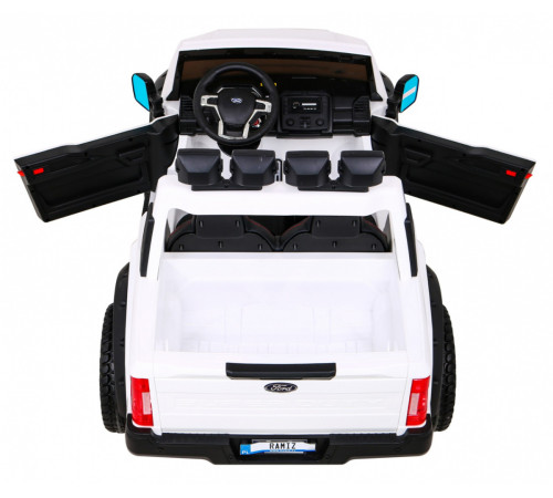 Дитяча акумуляторна машинка Ford Super Duty Біла Дитяча акумуляторна машинка Ford Super Duty Біла