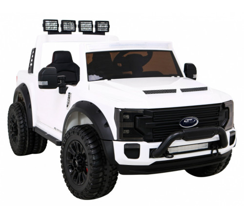 Дитяча акумуляторна машинка Ford Super Duty Біла Дитяча акумуляторна машинка Ford Super Duty Біла