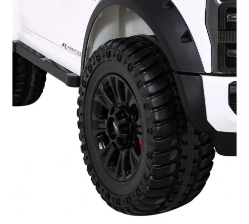Дитяча акумуляторна машинка Ford Super Duty Біла Дитяча акумуляторна машинка Ford Super Duty Біла
