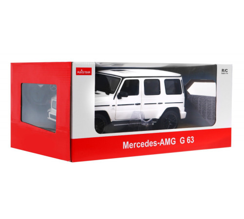 Автомобіль на дистанційному керуванні + пульт 2,4 ГГц Mercedes-AMG G63 білий RASTAR модель 1:14