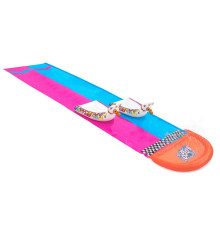 Гірка водна подвійна Bestway 52320 488 см, рожево-блакитна