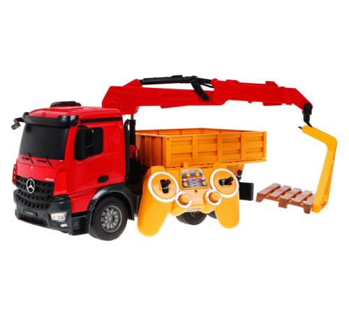 Автокран HDS для дітей 6+ Mercedes-Benz Arocs Дистанційне керування 1:20 Рухомі частини Автокран HDS для дітей 6+ Mercedes-Benz Arocs Дистанційне керування 1:20 Рухомі частини