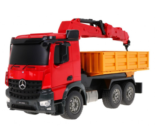 Автокран HDS для дітей 6+ Mercedes-Benz Arocs Дистанційне керування 1:20 Рухомі частини Автокран HDS для дітей 6+ Mercedes-Benz Arocs Дистанційне керування 1:20 Рухомі частини