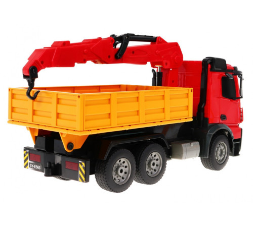 Автокран HDS для дітей 6+ Mercedes-Benz Arocs Дистанційне керування 1:20 Рухомі частини Автокран HDS для дітей 6+ Mercedes-Benz Arocs Дистанційне керування 1:20 Рухомі частини