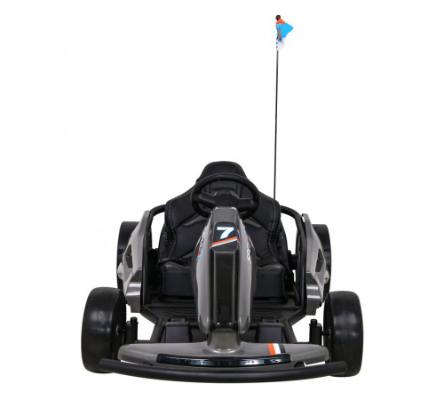 Дитячий акумуляторний картинг Speed ​​​​7 Drift King Сірий