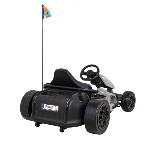 Дитячий акумуляторний картинг Speed ​​​​7 Drift King Сірий