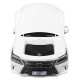 Lexus LX570 2-місний дитячий автомобіль Білий + Пульт + EVA Диски + Радіо MP3 + LED