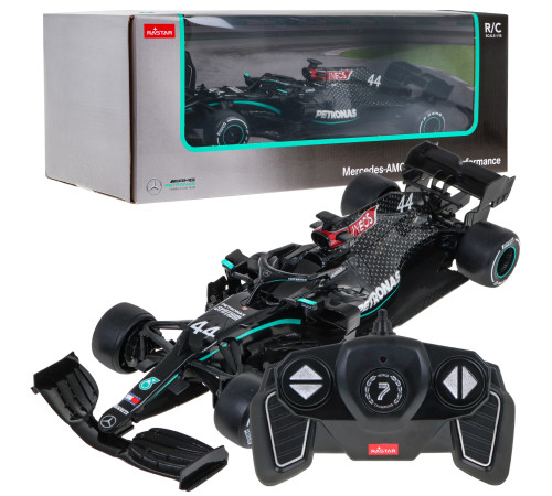 Дистанційно керований гоночний автомобіль + пульт Mercedes-AMG F1 W11 EQ Performance RASTAR модель 1:18 Дистанційно керований гоночний автомобіль + пульт Mercedes-AMG F1 W11 EQ Performance RASTAR модель 1:18