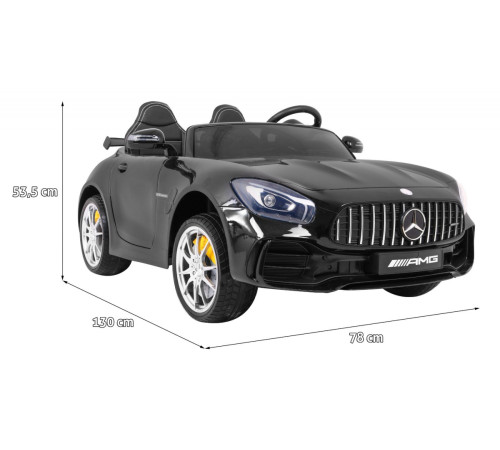 Дитяча акумуляторна машинка Mercedes-Benz GT R Чорна Дитяча акумуляторна машинка Mercedes-Benz GT R Чорна