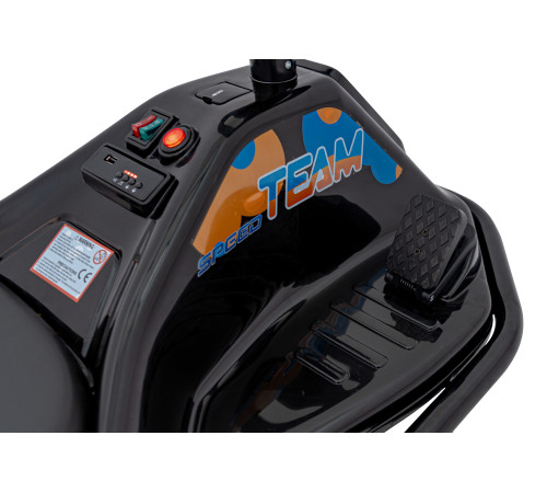 Дитяча акумуляторна машинка Racing Drifter Чорна Дитяча акумуляторна машинка Racing Drifter Чорна