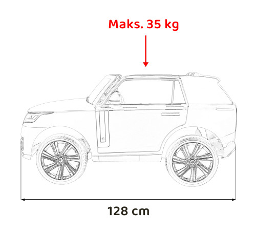 Автомобіль Range Rover SUV Lift Red