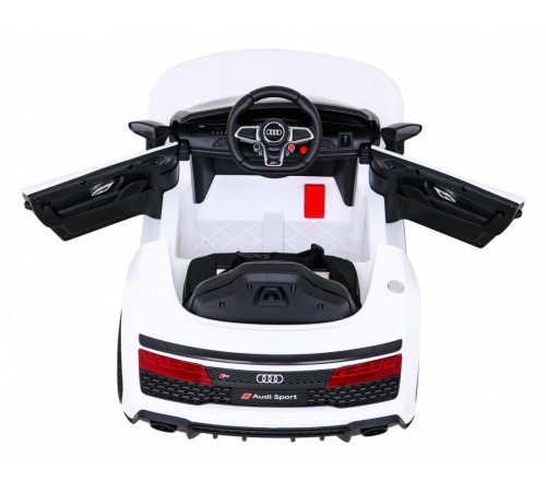 Дитяча акумуляторна машинка Audi R8 LIFT Біла Дитяча акумуляторна машинка Audi R8 LIFT Біла