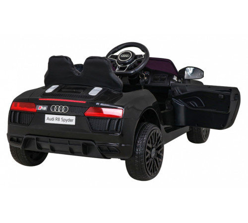 Дитяча акумуляторна машинка Audi R8 Чорна Дитяча акумуляторна машинка Audi R8 Чорна