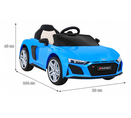 Дитяча акумуляторна машинка Audi R8 LIFT Синя Дитяча акумуляторна машинка Audi R8 LIFT Синя