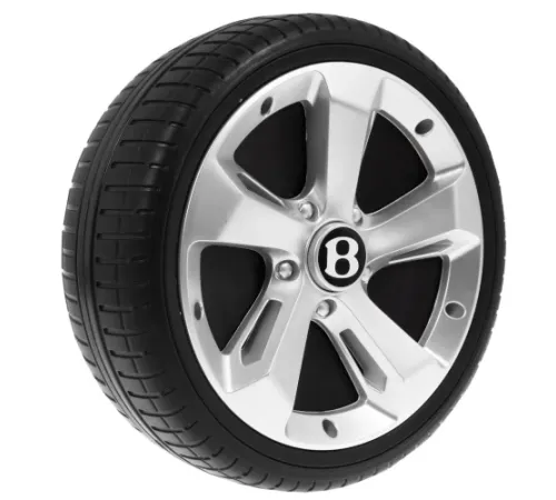 Дитячий автомобіль на акумуляторі Bentley Bentayga білий + колеса EVA + MP3 радіо + пульт дистанційного керування