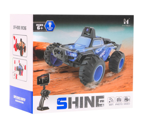 Позашляховик SHINE на дистанційному керуванні з Wi-Fi камерою для дітей 6+ 2,4 ГГц пульт + тримач для телефону + 6 чашок + підсвічування Позашляховик SHINE на дистанційному керуванні з Wi-Fi камерою для дітей 6+ 2,4 ГГц пульт + тримач для телефону + 6 чашок + підсвічування