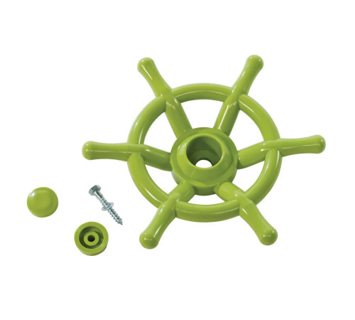 Штурвал WCG дитячий для ігрового майданчика 35 х 7,4 см - зелений