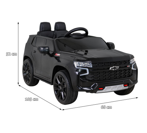 Дитяча акумуляторна машинка Chevrolet Tahoe Чорна Дитяча акумуляторна машинка Chevrolet Tahoe Чорна