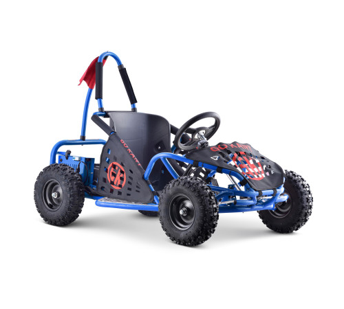 Дитячий акумуляторний картинг Fast Dragon Blue 30 км/год 