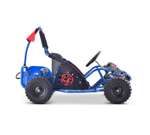 Дитячий акумуляторний картинг Fast Dragon Blue 30 км/год 
