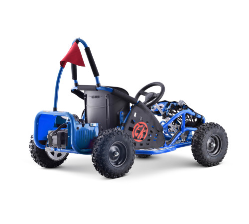 Дитячий акумуляторний картинг Fast Dragon Blue 30 км/год 