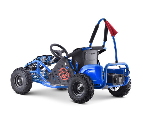 Дитячий акумуляторний картинг Fast Dragon Blue 30 км/год 