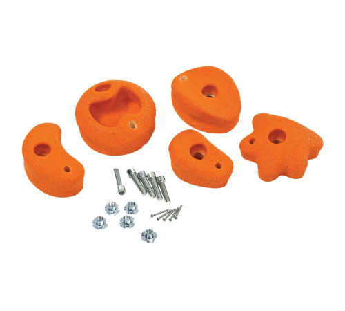 Набір зачепів для скеледрому WCG 5 штук L-розмір