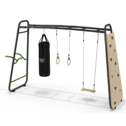 Спортивний комплекс Exit GetSet MB320, 400 х 115 х 248 см - сірий