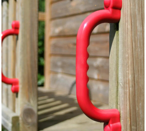 Пластикові ручки WCG для дитячого майданчика 250 мм - червоні