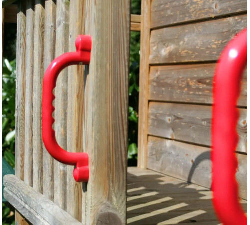 Пластикові ручки WCG для дитячого майданчика 250 мм - червоні