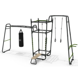 Спортивний комплекс Exit GetSet MB610, 606 х 225 х 322 см - сірий