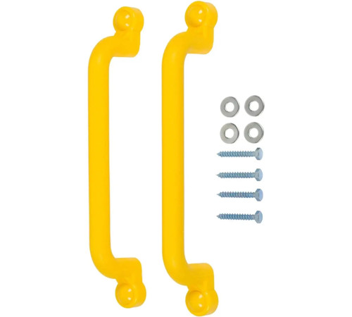 Пластикові ручки WCG для дитячого майданчика 330 мм - жовті