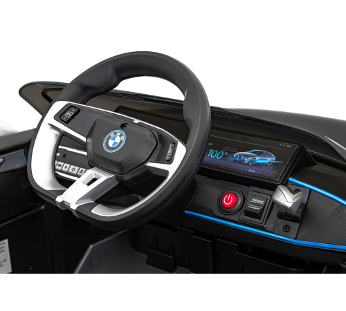 Дитяча акумуляторна машинка BMW i4 Чорна Дитяча акумуляторна машинка BMW i4 Чорна