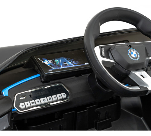 Дитяча акумуляторна машинка BMW i4 Чорна Дитяча акумуляторна машинка BMW i4 Чорна
