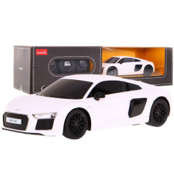 Audi R8 білий RASTAR модель 1:24 Авто на дистанційному керуванні + пульт 2,4 ГГц