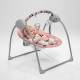 Дитяче крісло-гойдалка Lionelo RUBEN PINK BABY 69 х 63 х 70 см - рожева