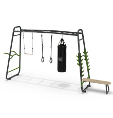 Спортивний комплекс Exit GetSet MB330, 489 х 125 х 248 см - сірий