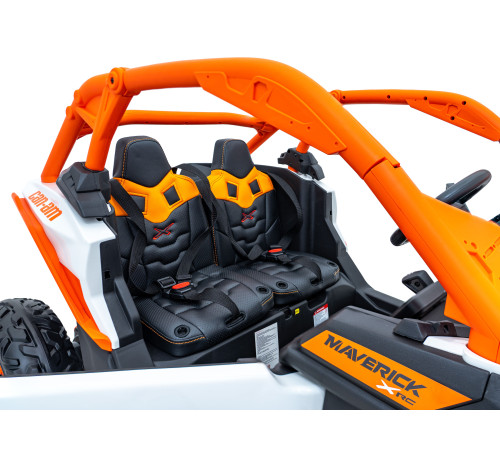 Дитяча акумуляторна машинка Баггі Maverick Turbo RR Помаранчева Дитяча акумуляторна машинка Баггі Maverick Turbo RR Помаранчева