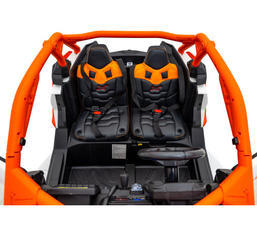 Дитяча акумуляторна машинка Баггі Maverick Turbo RR Помаранчева Дитяча акумуляторна машинка Баггі Maverick Turbo RR Помаранчева