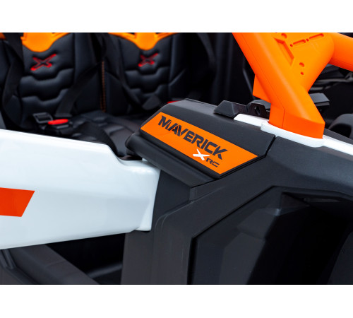 Дитяча акумуляторна машинка Баггі Maverick Turbo RR Помаранчева Дитяча акумуляторна машинка Баггі Maverick Turbo RR Помаранчева