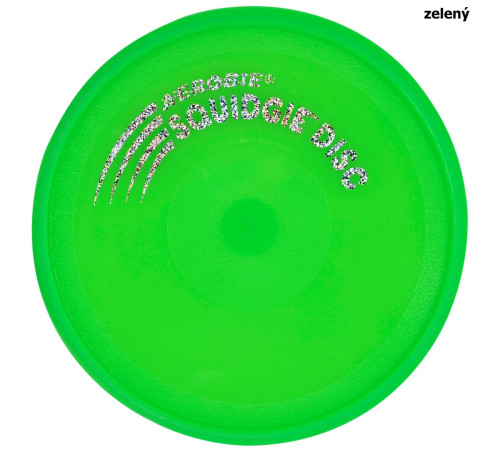 Літаючий диск фризбі AEROBIE Squidgie Green - зелений Літаючий диск фризбі AEROBIE Squidgie Green - зелений