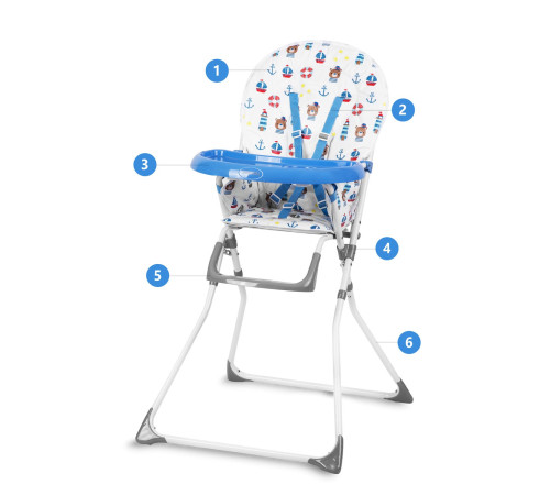 Стільчик для годування Ricokids Fando Стільчик для годування Ricokids Fando