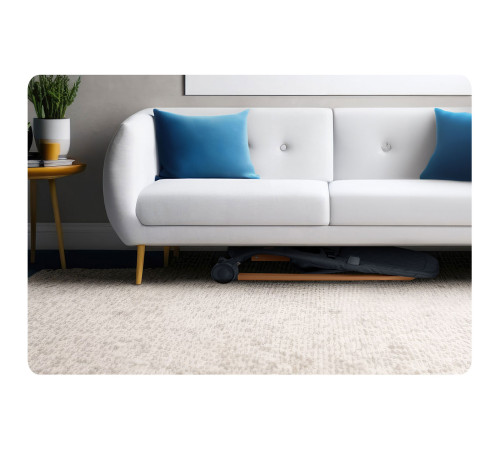 Крісло-гойдалка для немовлят Nukido, 72 х 45,5 х 41-62 см - темно-сіра