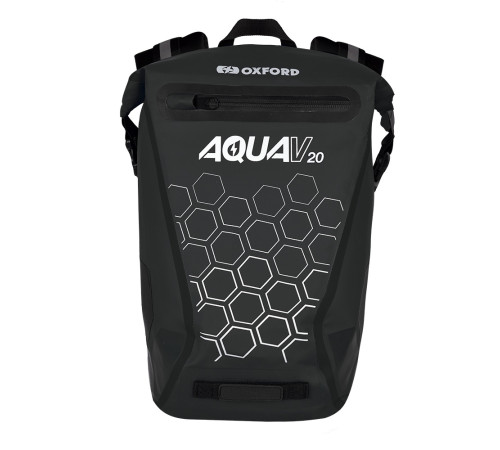 Моторюкзак водонепроникний Oxford Aqua V20 20L - чорний