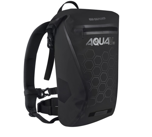 Моторюкзак водонепроникний Oxford Aqua V20 20L - чорний