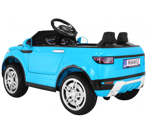 Дитячий електромобіль Rapid Racer Blue + Пульт + Вільний старт + EVA + MP3 LED Дитячий електромобіль Rapid Racer Blue + Пульт + Вільний старт + EVA + MP3 LED