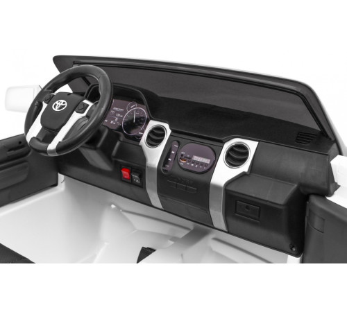 Дитяча акумуляторна машинка Toyota Tundra XXL Біла Дитяча акумуляторна машинка Toyota Tundra XXL Біла