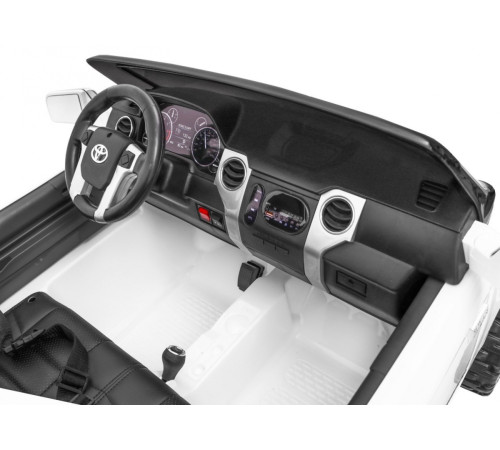 Дитяча акумуляторна машинка Toyota Tundra XXL Біла Дитяча акумуляторна машинка Toyota Tundra XXL Біла